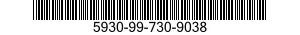 5930-99-730-9038 SWITCH,SENSITIVE 5930997309038 997309038