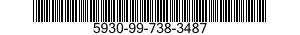 5930-99-738-3487 SWITCH,ROTARY 5930997383487 997383487