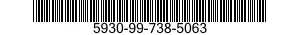 5930-99-738-5063 SWITCH,TOGGLE 5930997385063 997385063