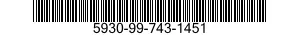 5930-99-743-1451 PUSH BUTTON 5930997431451 997431451