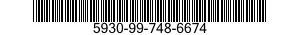 5930-99-748-6674  5930997486674 997486674