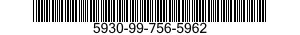 5930-99-756-5962 LIMIT SWITCH ASSEMB 5930997565962 997565962