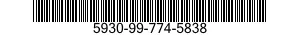 5930-99-774-5838 SWITCH ASSEMBLY 5930997745838 997745838