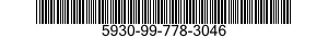 5930-99-778-3046 SWITCH,TOGGLE 5930997783046 997783046