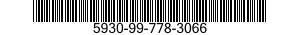 5930-99-778-3066 SWITCH,TOGGLE 5930997783066 997783066
