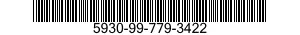 5930-99-779-3422 DIAPHRAGM,PRESSURE SWITCH 5930997793422 997793422