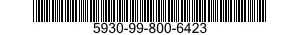 5930-99-800-6423 SWITCH SUBASSEMBLY 5930998006423 998006423