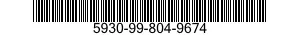 5930-99-804-9674 SWITCH,SENSITIVE 5930998049674 998049674