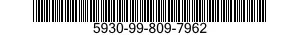 5930-99-809-7962 SWITCH ASSEMBLY 5930998097962 998097962