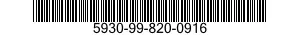 5930-99-820-0916 SWITCH,TOGGLE 5930998200916 998200916