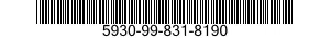 5930-99-831-8190 SWITCH,PUSH 5930998318190 998318190