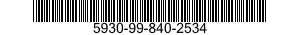 5930-99-840-2534 SWITCH,THERMOSTATIC 5930998402534 998402534