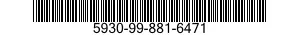 5930-99-881-6471 SWITCH,SENSITIVE 5930998816471 998816471