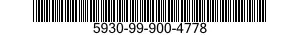 5930-99-900-4778 PUSH BUTTON 5930999004778 999004778