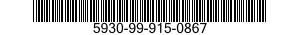 5930-99-915-0867 SWITCH,SENSITIVE 5930999150867 999150867