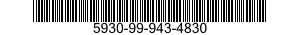 5930-99-943-4830 SWITCH,TOGGLE 5930999434830 999434830