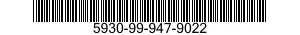 5930-99-947-9022 SWITCH,PUSH 5930999479022 999479022