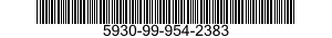 5930-99-954-2383 SWITCH,PUSH 5930999542383 999542383