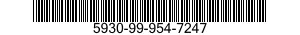 5930-99-954-7247 SWITCH ASSEMBLY 5930999547247 999547247