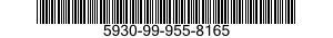 5930-99-955-8165 SWITCH,SLIDE 5930999558165 999558165
