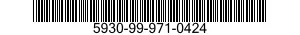 5930-99-971-0424 SWITCH, TOGGLE 5930999710424 999710424