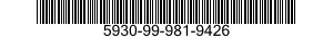 5930-99-981-9426 SWITCH,SENSITIVE 5930999819426 999819426