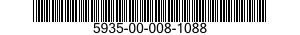 5935-00-008-1088 CONNECTOR,PLUG,ELECTRICAL 5935000081088 000081088