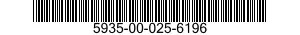 5935-00-025-6196 ADAPTER,CABLE CLAMP TO CONNECTOR 5935000256196 000256196