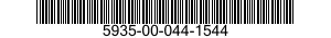 5935-00-044-1544 CONNECTOR,RECEPTACLE,ELECTRICAL 5935000441544 000441544
