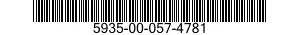 5935-00-057-4781 POLARIZING KEY,ELECTRICAL CONNECTOR 5935000574781 000574781