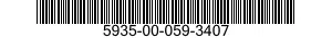 5935-00-059-3407 CONNECTOR,RECEPTACLE,ELECTRICAL 5935000593407 000593407