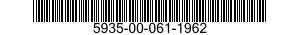 5935-00-061-1962 CONNECTOR,RECEPTACLE,ELECTRICAL 5935000611962 000611962