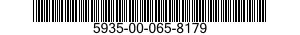 5935-00-065-8179 BRACKET,ELECTRICAL CONNECTOR 5935000658179 000658179