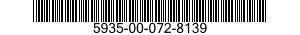 5935-00-072-8139 CONNECTOR,RECEPTACLE,ELECTRICAL 5935000728139 000728139
