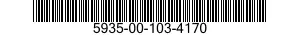 5935-00-103-4170 SOCKET,PLUG-IN ELECTRONIC COMPONENTS 5935001034170 001034170