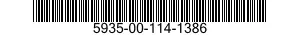 5935-00-114-1386 INSERT,ELECTRICAL CONNECTOR 5935001141386 001141386