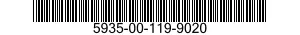 5935-00-119-9020 PLATE,RETAINING,ELECTRICAL CONNECTOR 5935001199020 001199020