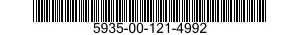 5935-00-121-4992 CONNECTOR,PLUG,ELECTRICAL 5935001214992 001214992
