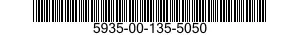 5935-00-135-5050 CONNECTOR,PLUG,ELECTRICAL 5935001355050 001355050