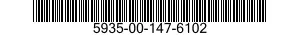 5935-00-147-6102 CONNECTOR,PLUG,ELECTRICAL 5935001476102 001476102