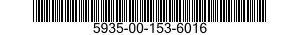 5935-00-153-6016 CONNECTOR,PLUG,ELECTRICAL 5935001536016 001536016