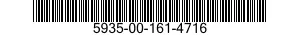 5935-00-161-4716 SOCKET,PLUG-IN ELECTRONIC COMPONENTS 5935001614716 001614716