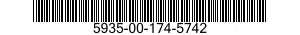 5935-00-174-5742 CONNECTOR,RECEPTACLE,ELECTRICAL 5935001745742 001745742