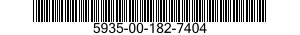 5935-00-182-7404 CONNECTOR,PLUG,ELECTRICAL 5935001827404 001827404