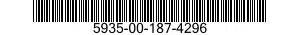 5935-00-187-4296 COVER,ELECTRICAL CONNECTOR 5935001874296 001874296