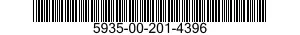 5935-00-201-4396 CONNECTOR,RECEPTACLE,ELECTRICAL 5935002014396 002014396
