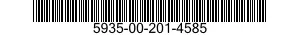 5935-00-201-4585 CONNECTOR,RECEPTACLE,ELECTRICAL 5935002014585 002014585