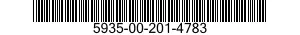 5935-00-201-4783 SOCKET,PLUG-IN ELECTRONIC COMPONENTS 5935002014783 002014783