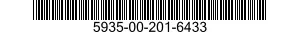 5935-00-201-6433 CONNECTOR,PLUG,ELECTRICAL 5935002016433 002016433