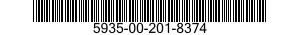 5935-00-201-8374 CONNECTOR,PLUG,ELECTRICAL 5935002018374 002018374